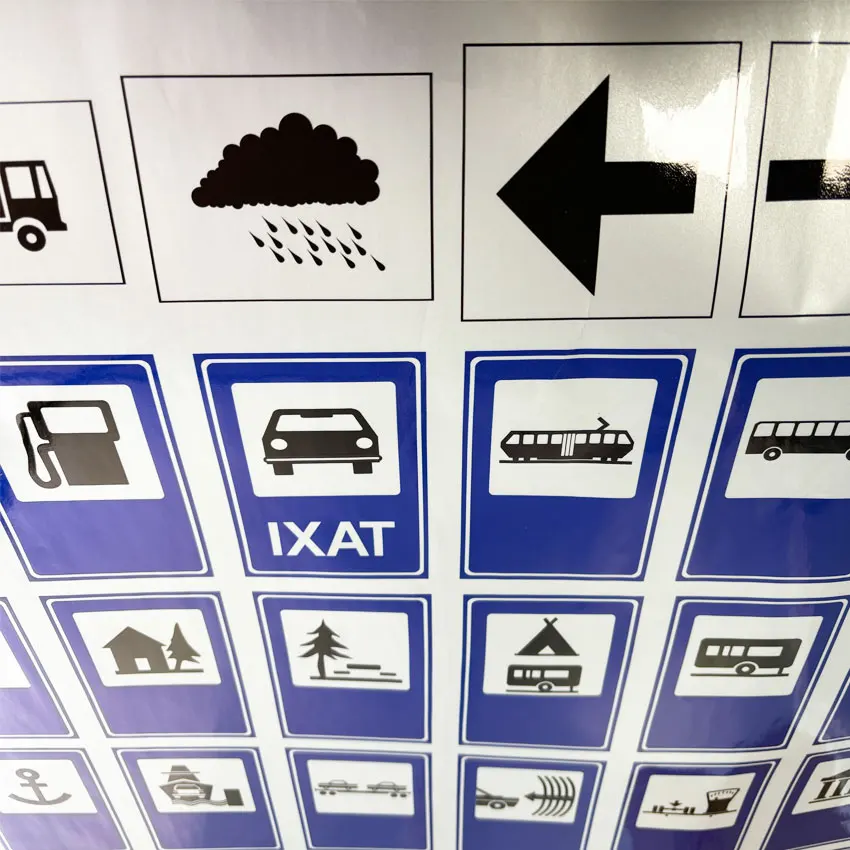 MANCAI 1.22x45.7m Self Adhesive Vinyl Film Reflective Sheeting Sticker Printing Reflective Vinyl Road Safety Sign