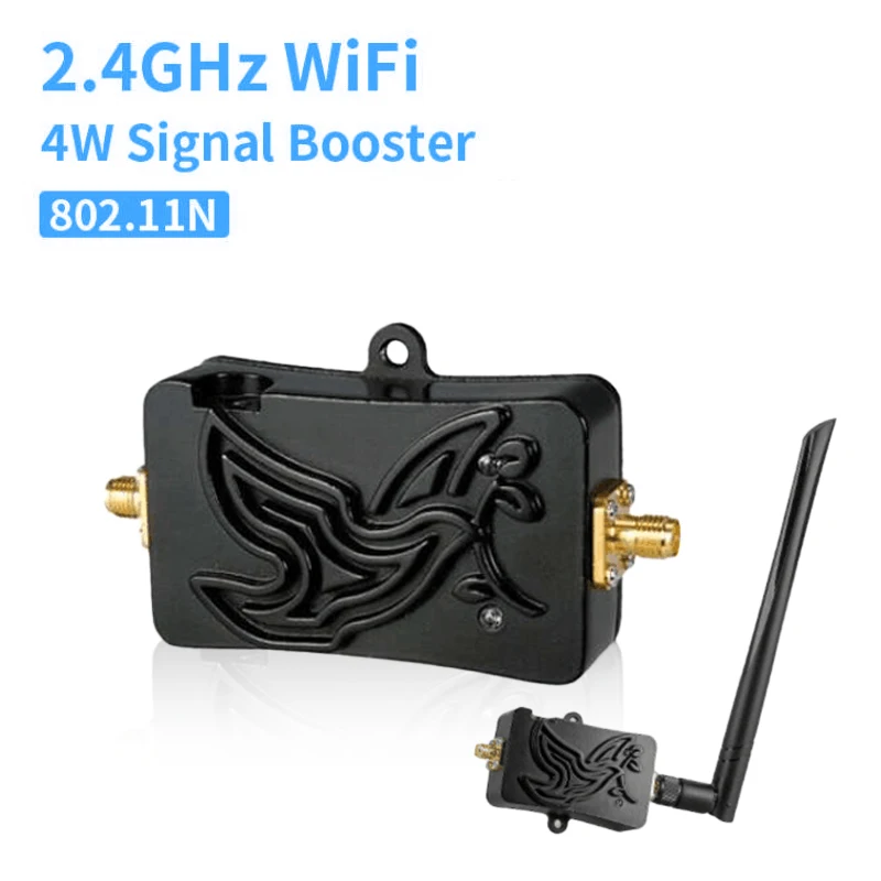 2.4G 5.8G 4W long range WiFi boost signal amplifier high gain wireless amplifier signal booster for drones