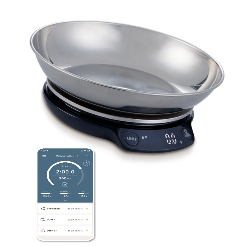 Multifunction 5kg 0.lg Food Weight Scale With Bowl Nutrition Calculation Calories Intelligent Digital Smart Kitchen Scale