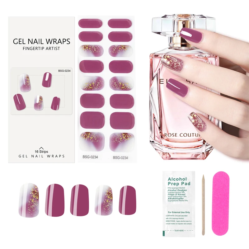 Заводской поставщик, новые дизайнерские полированные полоски для ногтей