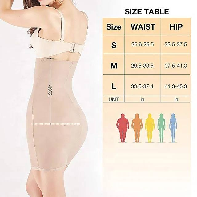 Women Slimming Body Shapers Seamless Corset Hip Waist Trainer Cincher Shapewear Slip Skirt