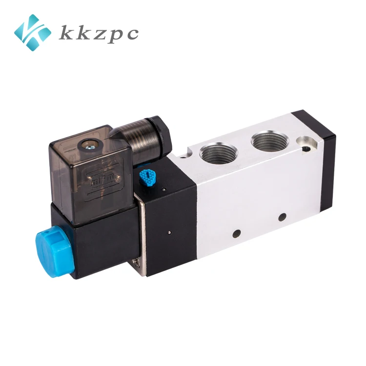 2 Position 5 Way Internal Pilot Electrical Control 3/8' Port Pneumatic Solenoid Valve 4V310-10