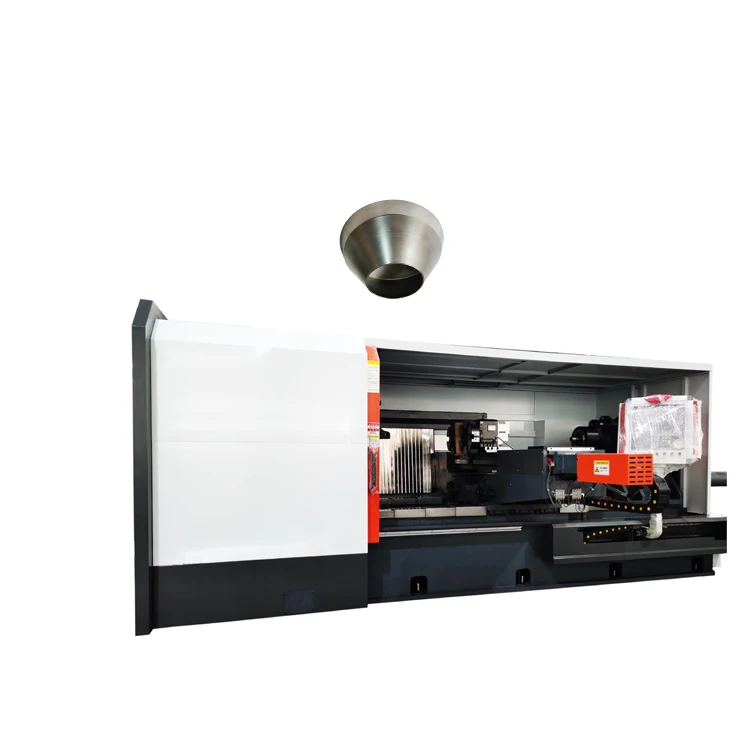 Hydraulic Metal Spinning Lathe Machine Precision Metal Lathes High Technology Lathe Machine For Metal With Electric Turret