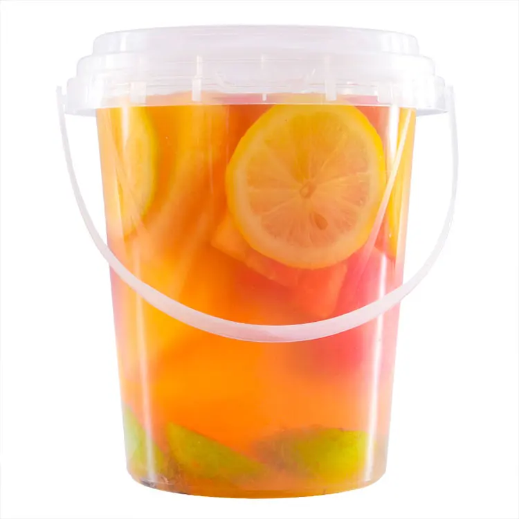 32oz plastic juice cups with lid disposable clear ice cream container milktea packaging cup bowl