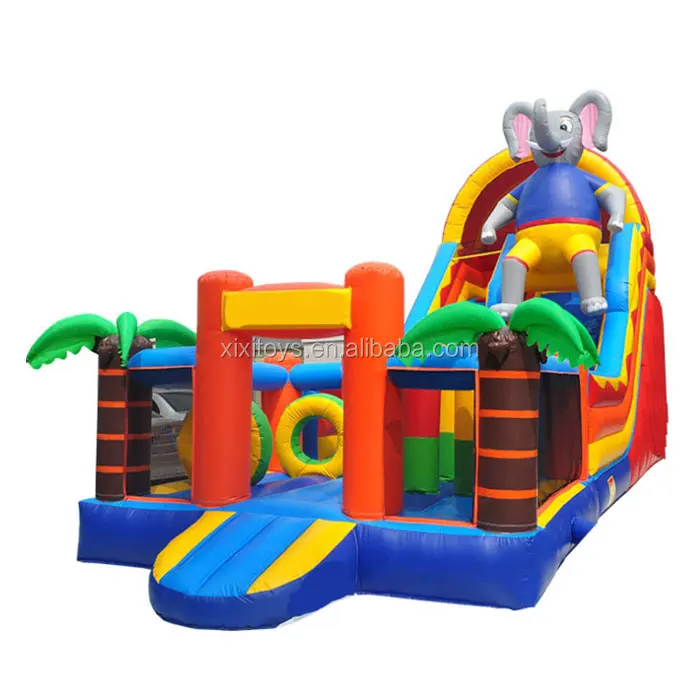 Popular inflatable bull slide / outdoor inflatable dry slide for kids event