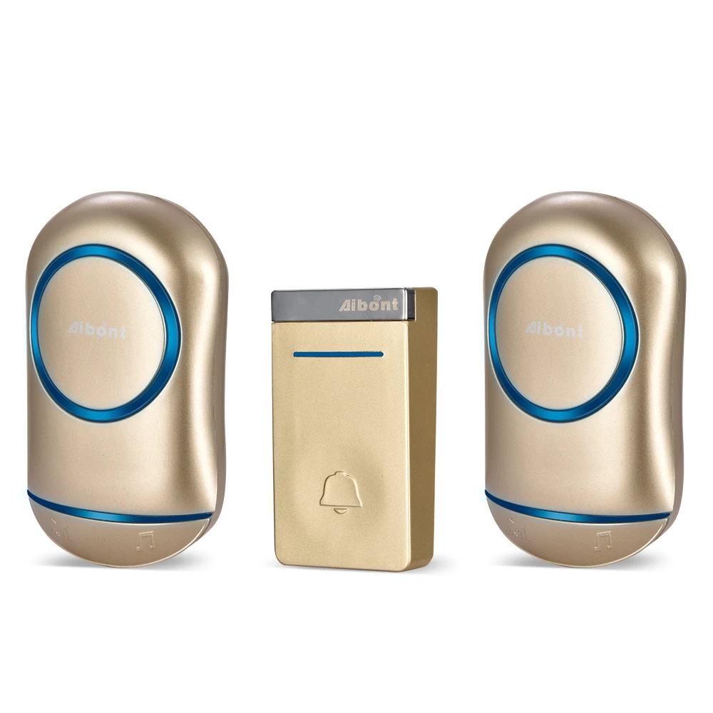 Waterproof Low Price High Quality Home 52 Chimes Door Ring 200m Range Door Bell Wireless Doorbell