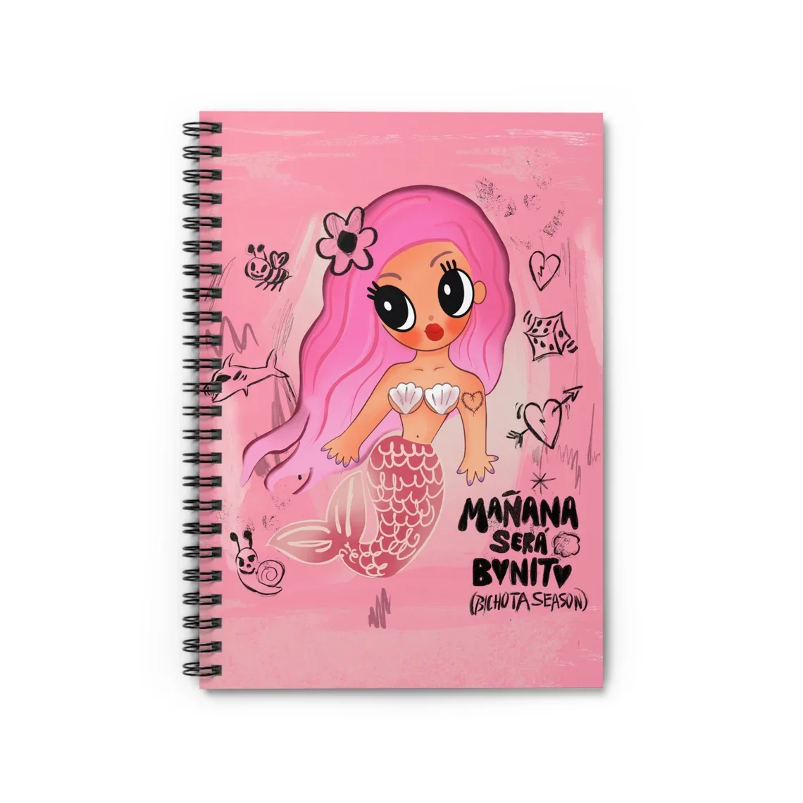Hot Selling Sublimation Heat Transfer Coated Notepad A4 A5 Coil Book Customized Printed Karol G Notebook for students