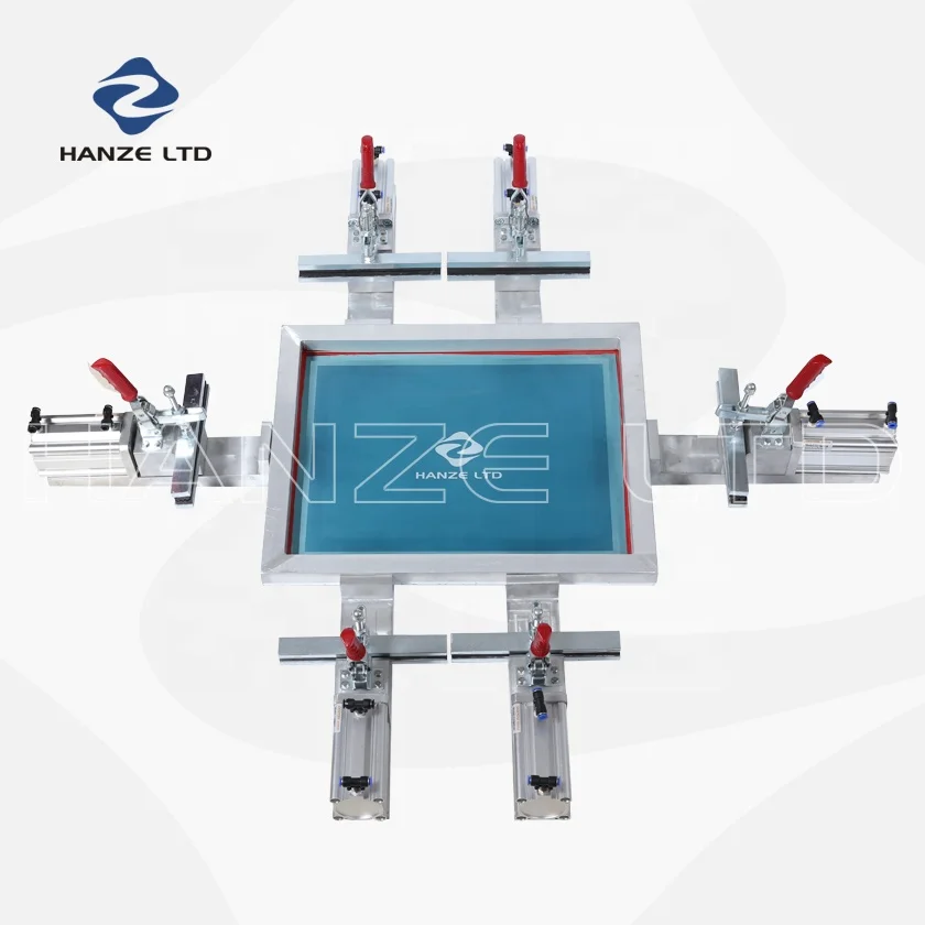 Pneumatic Clamp Screen Stretcher Mesh Stretching Machine SPM-QDR-02