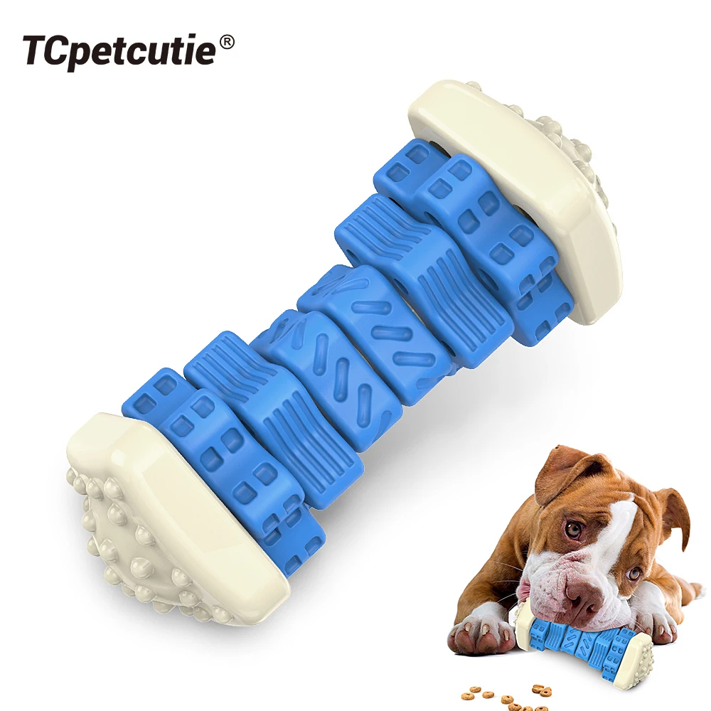 Rubber Indestructible Treat Dispensing Ultra Ball Hiding Food Interactive Pet Ball Chew Dog Toy
