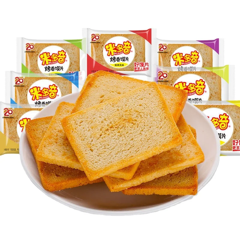 Miduoqi Spicy Flavor Chinese Snack Crispy Baking Bread