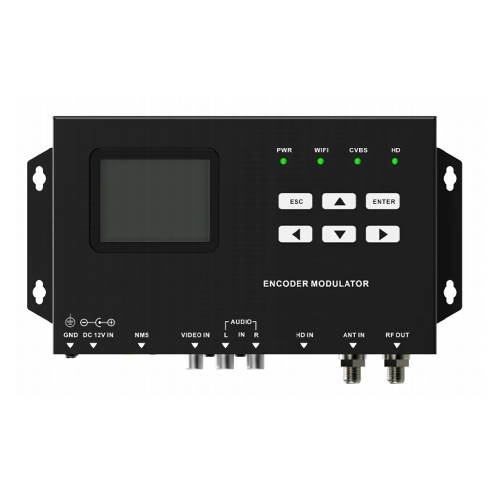 Спутниковый ТВ приемник HD MI H264 модулятор кодер DVB T ISDBT RF модулятор