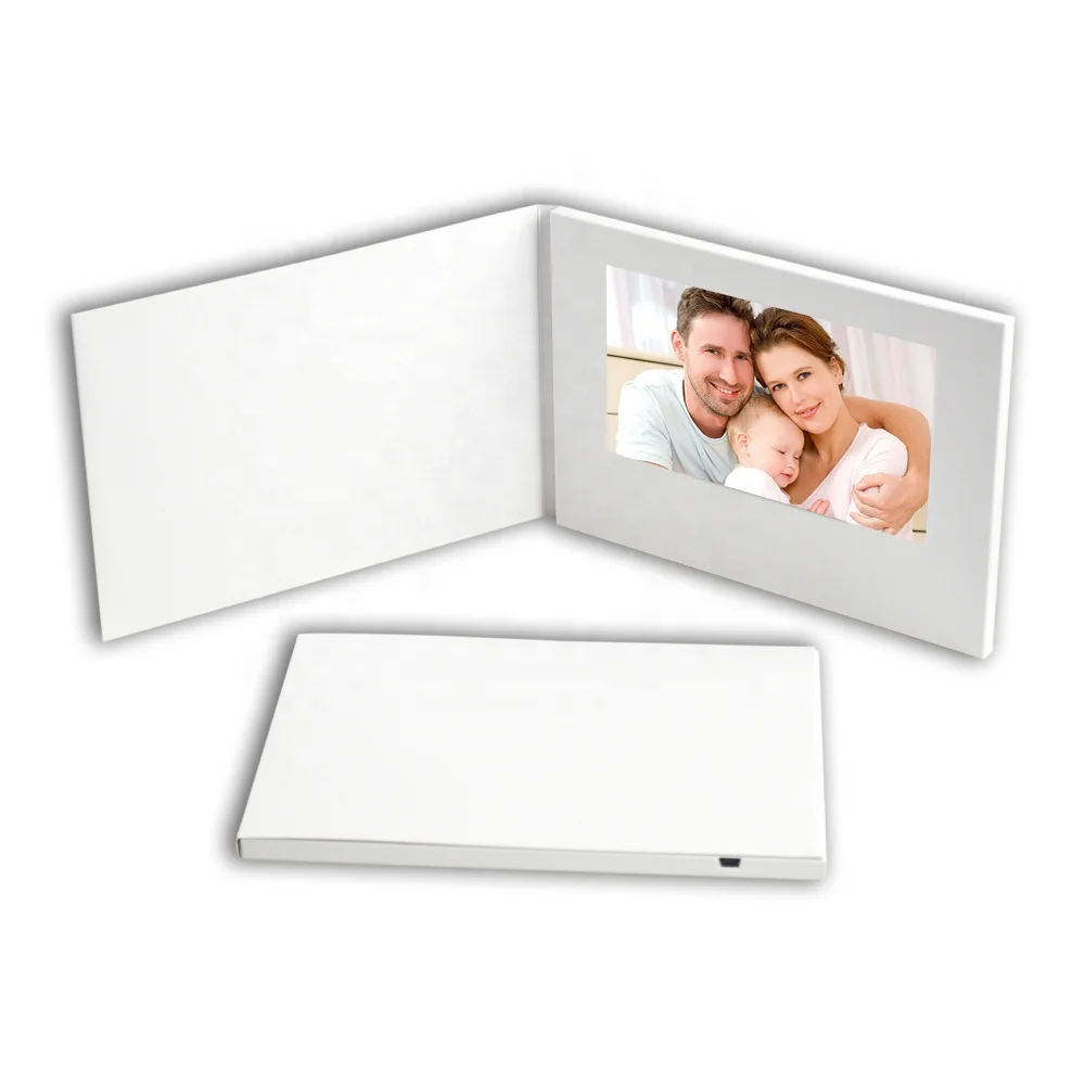 Customized Digital Book Wedding Card Video Brochure Catalog for Greeting/Advertising