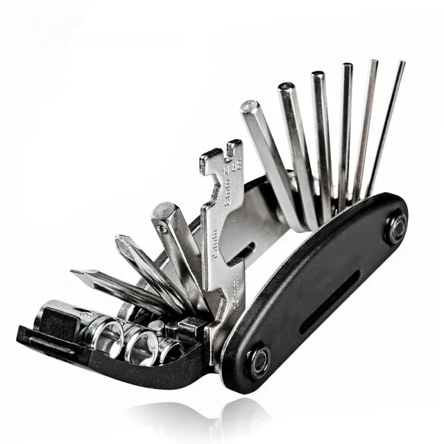 Multifunction Bicycle Scooter Mini Repair Tool 16 in 1 Kit For Electric Scooter/Bicyle Folding Screwdriver Hexagon Wrench