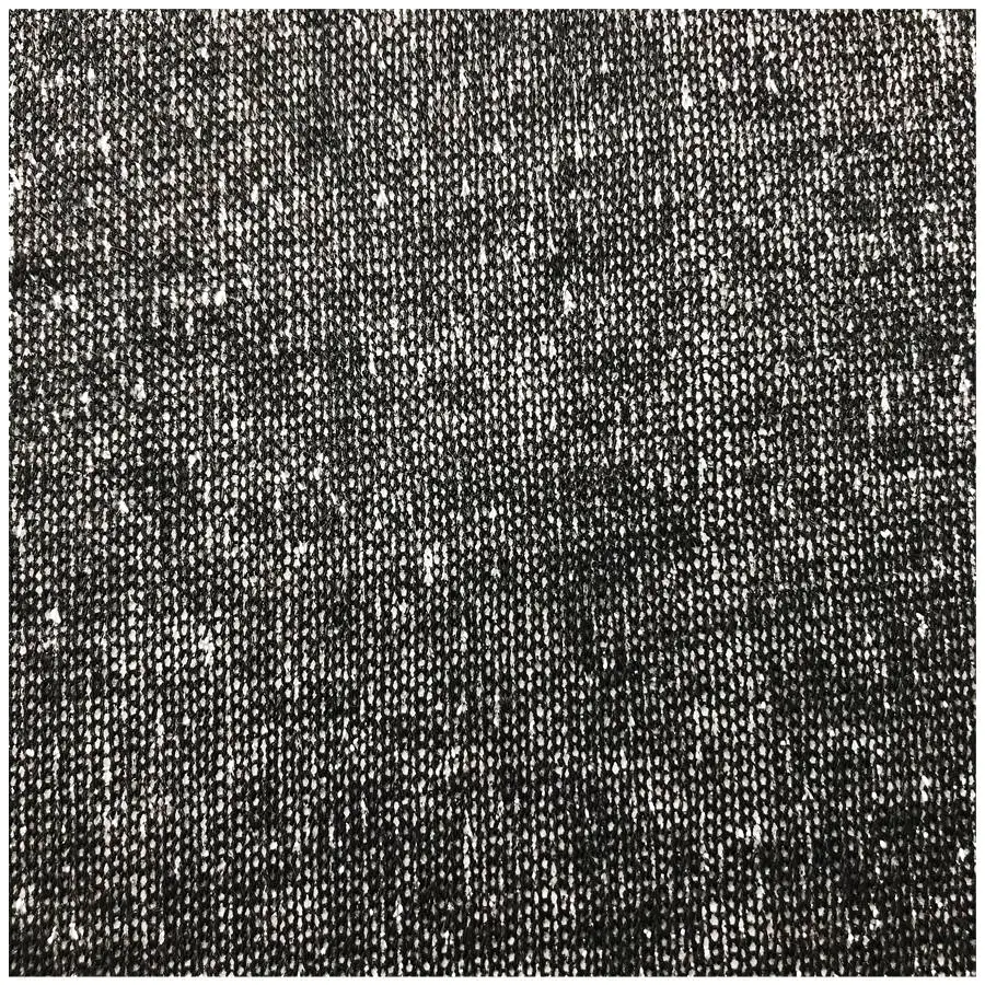 Hot-selling metallic stretch fabric 145gsm yarn dyed metallic hacci jersey 53.2%T 22.8%R 19%METAL 5%SP fabric for hoodies