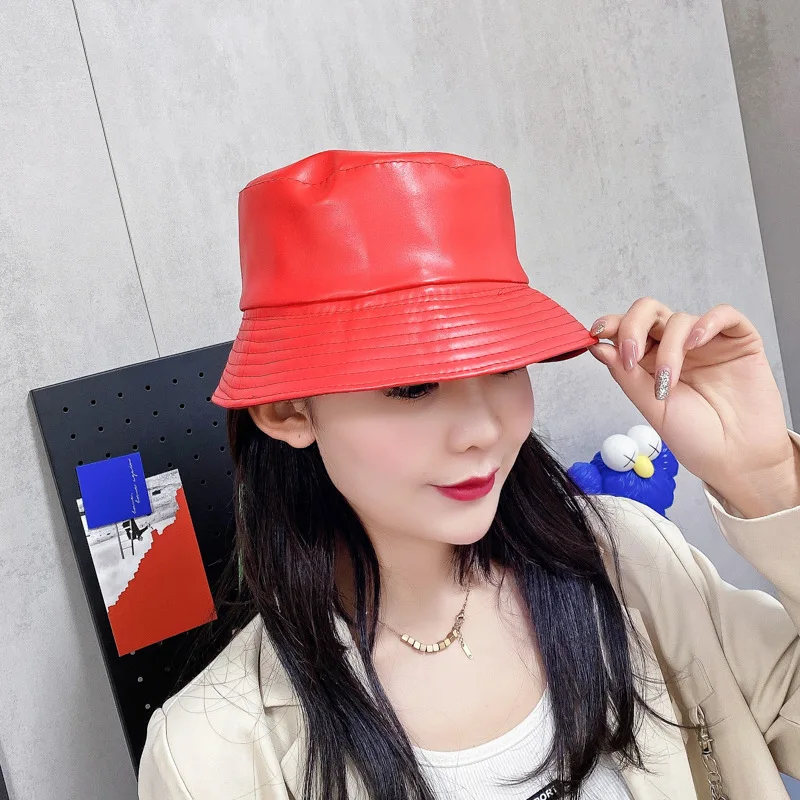New Design Pu Fashion Waterproof Fishing Hats Women Sun Bucket Cooling Hard Hat With Sun Veil