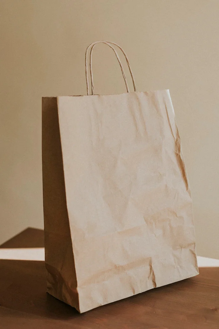 Wholesale Price Custom Logo Brown Paper Kraft Bag Packing With Cotton Rope Handle