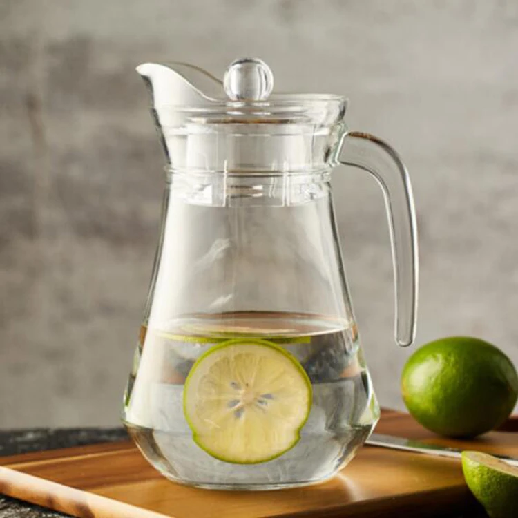 Glassware High Quality Glass Pitcher Clear Jug Carafe Cup Set Drinking Glass Set