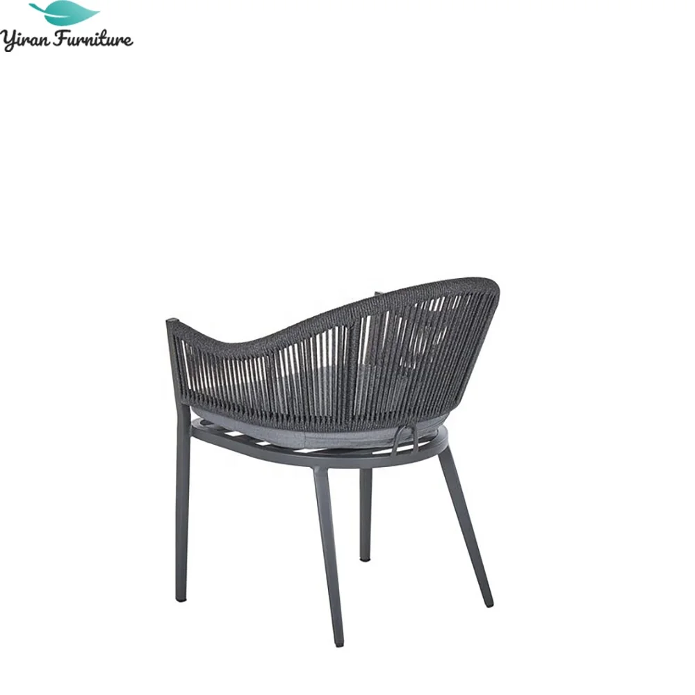 Patio Garden Sets Dining Table Set Aluminum Woven Rope Outdoor Furniture