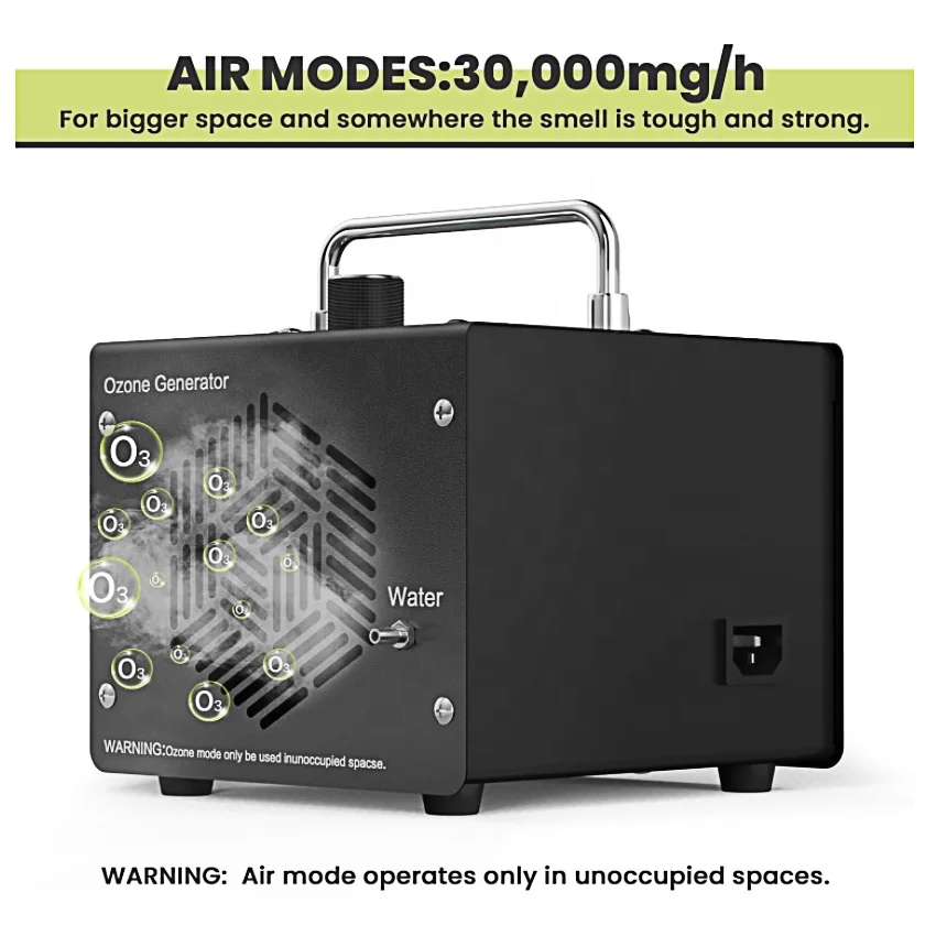 IGENU 0zone Generator for Water & Air - for Car/Home/Smoke/Pet Odor, Black,ozone generator for sale