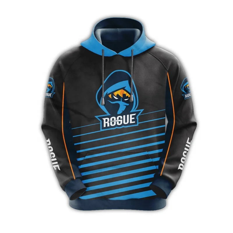 
sublimation blank gaming hoodies/esports sweatshirts pullover hoodies design 