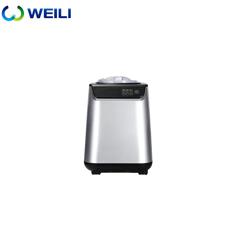 WEILI 1.2L Cheap Countertop Soft Serve Ice Cream Machine For Family the Charging Bucket and Mixing Fan Blade is Detachable