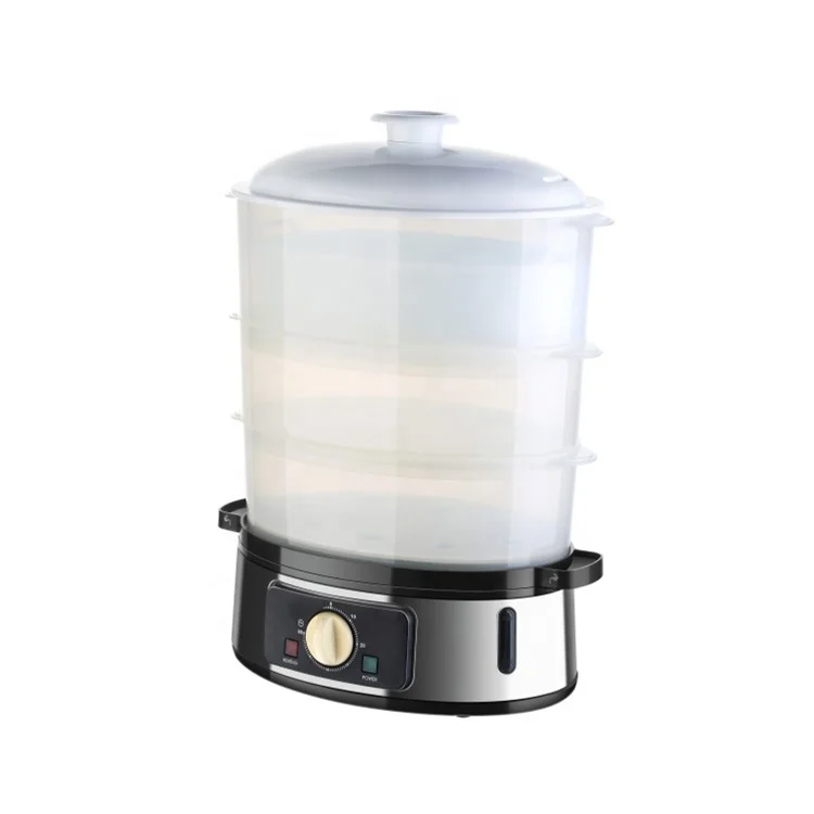 1 to 3  layers Electric Steamer 304 Stainless steel Electric Steam Pot Steamer cooking