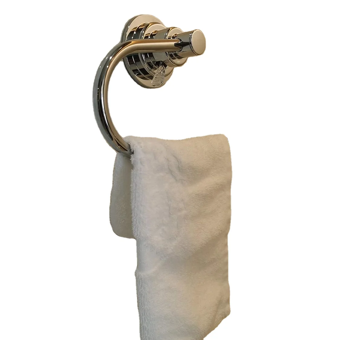 Вакуумная вешалка для полотенец на присоске современное кольцо душа кухонная ванной комнаты не просверленная хромированная