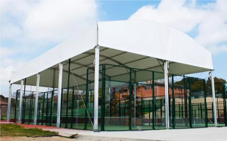 Easy Installation Wholesale Low Price Buy Tennis Paddle Padel Court Cover Tent Roof