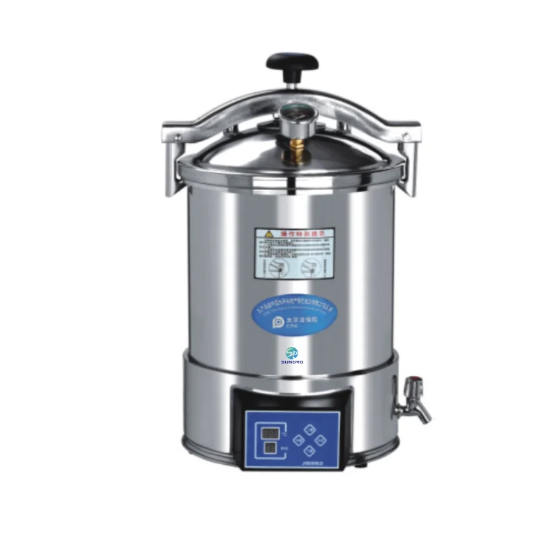 Hot sale of small portable pressure steam sterilizer high pressure high temperature steam distillation autoclave
