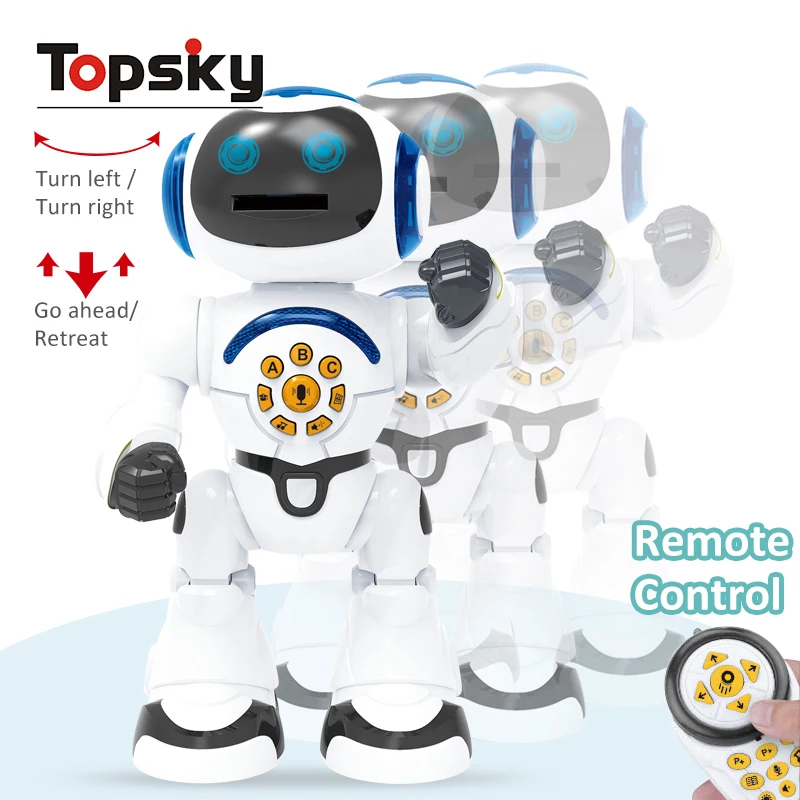 High Quality Multifunctional RC Intelligent Programming Robot Toys Interactive Remote Control Smart Robot Toys for Children