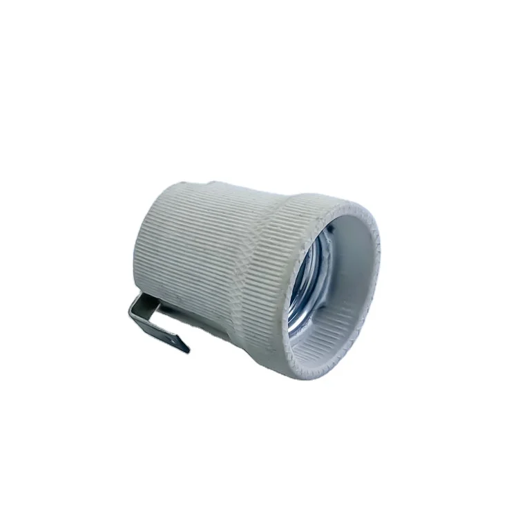 E27 Lamp Holder Base Manufacture 4A 220V Ceramic Lamp Holder For LED