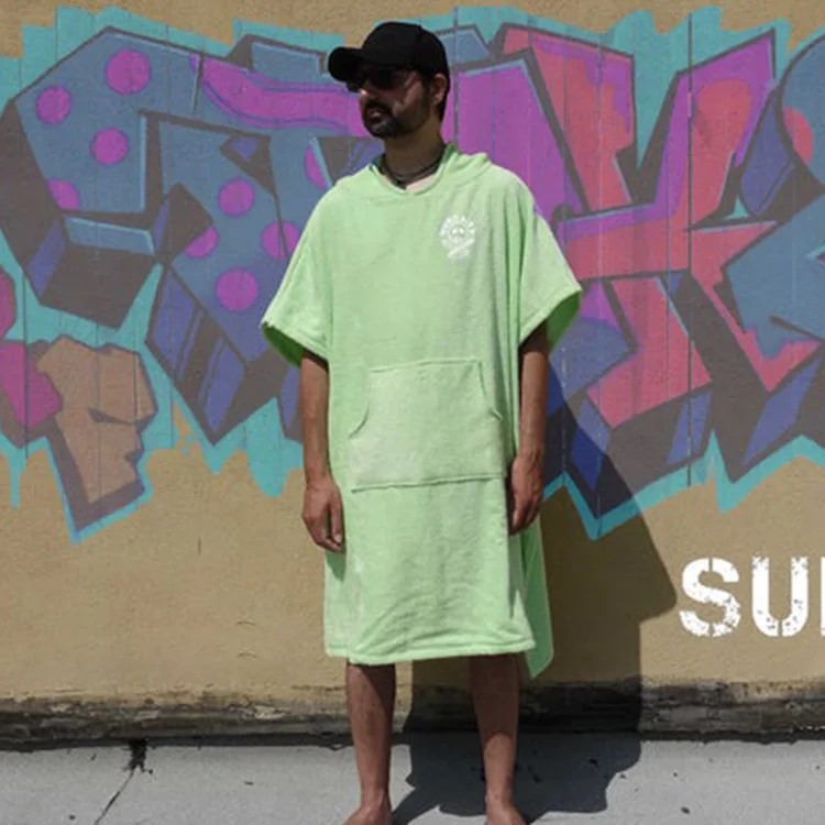 Factory Made Microfibre Ponchos Towel Traditional Mexican Poncho with Hoodie