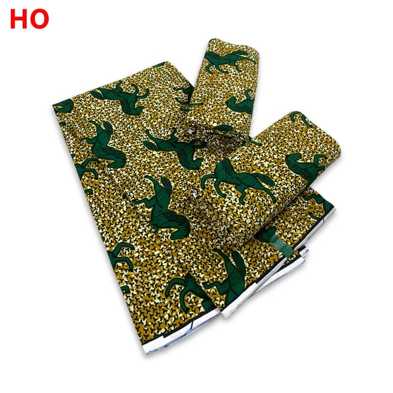 ACI Nigeria Wax Batik Fabrics Cotton High Quality Ankara Fabric African Wax Print Hollandais Loincloth Wax Fabric 6 Yards/Piece