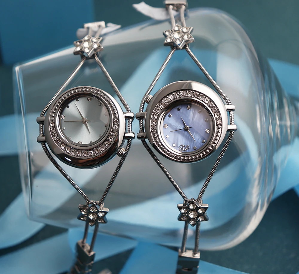 Elegant Luxury Women Watch Quartz Alloy Bracelet Factory Customization OEM New Style Fashion Lady Wristwatch