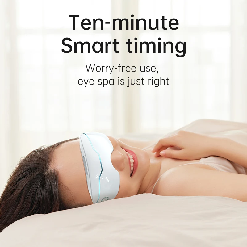 Steam Eye Mask Nano Atomization Steam Electric Smart Eye Massager for Dry Eyes Relief Dark Circles and Puffiness