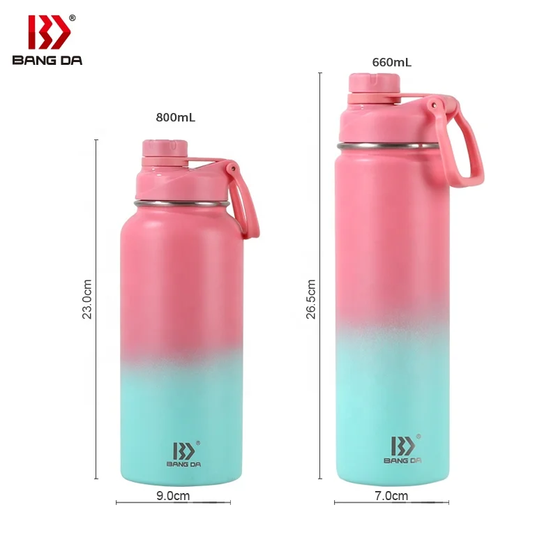 Portable Stainless Steel Thermal Vacuum Sports Double Wall Water Bottle