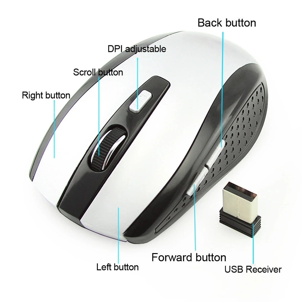 wholesale custom logo 2.4ghz computer mini mouse USB wifi mouse wireless computer notebook optical mouse for laptop