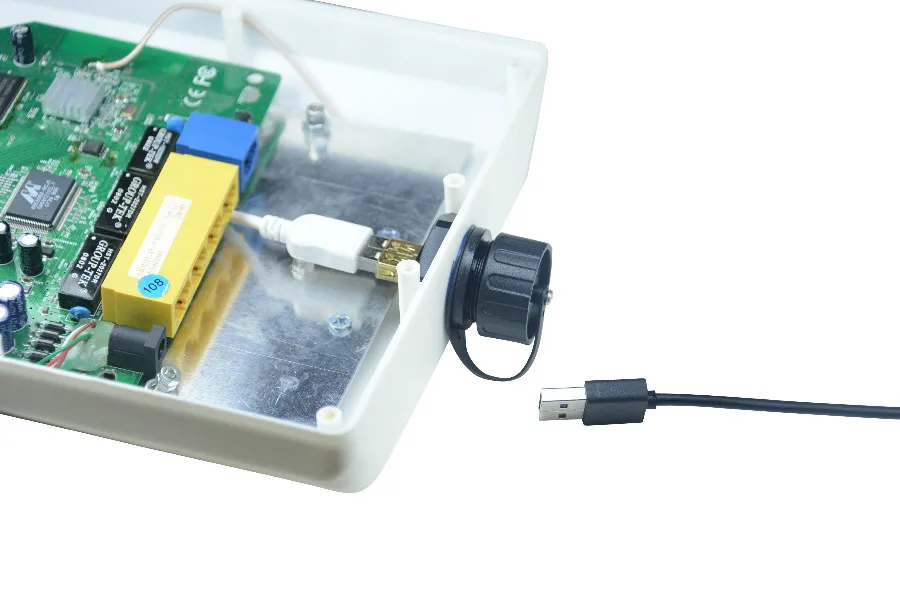 mini usb USB weatherproof connector USB2.0 3.0 waterproof coupler