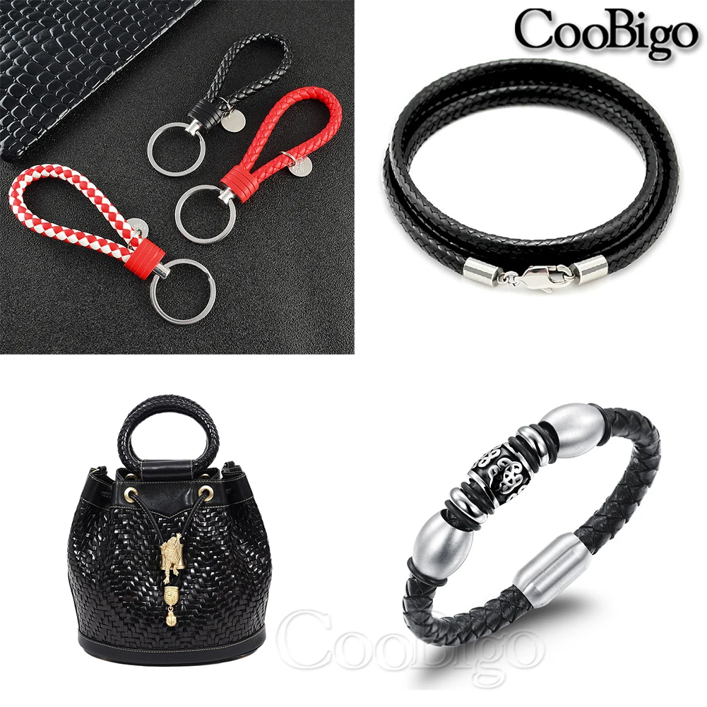 10 метров плетеные шнуры, кожаная веревка, ожерелье, браслет, сумочка, брелок, изготовление ювелирных изделий, «сделай сам», аксессуары для рукоделия 3-12 мм