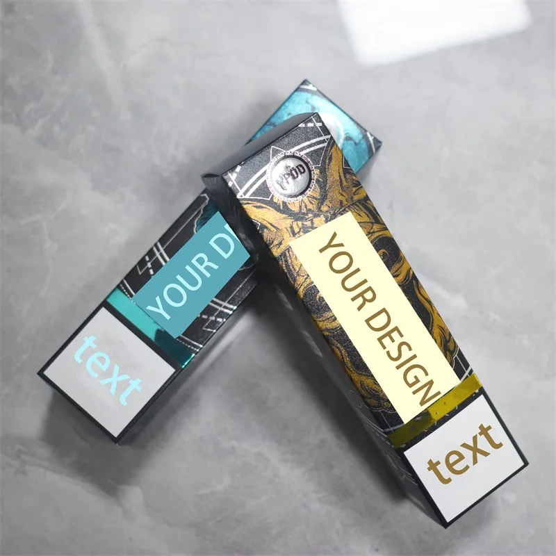 Best selling childproof cartridge packaging box disposable paper card and  plastic Blister Tray for battery pen