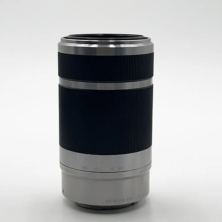 Подержанный Автофокус для SONY E55-210mm F4.5-6.3 зум-объектив видео и фотостудий использованный объектив камеры