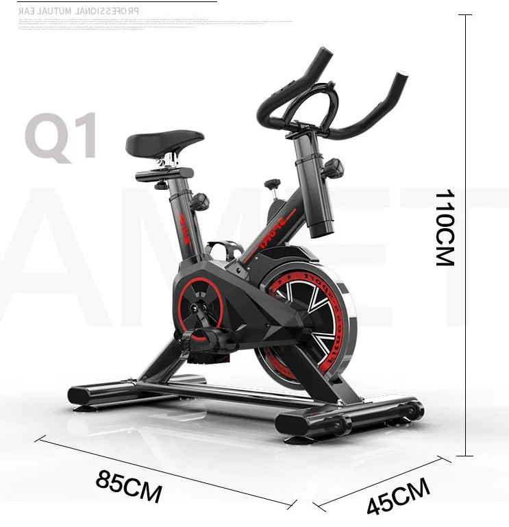 Indoor Sports Exercise Bicycle Fitness Spinning Bike Adjustable Cardio Training Gym Machine Fitness Exercise Spinning Bike
