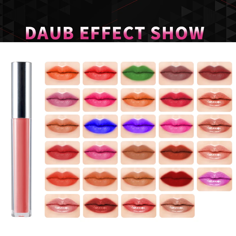 Luxury Wholesale Custom Logo Cosmetic Lip Gloss Bottle Bulk Vegan 33 Color Lip Gloss Vendor With Custom Private Label