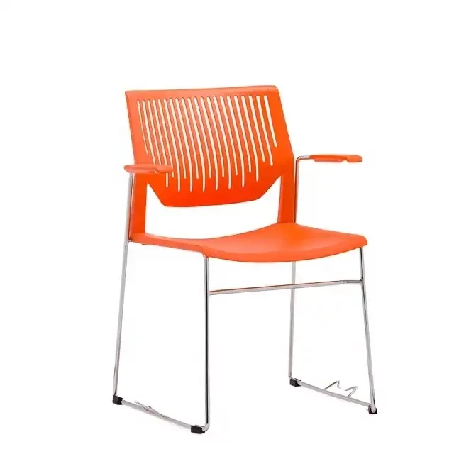 Stackable Plastic Office Chairs Conference Room Training Chair Plastic Visitor Office Chair For Conference