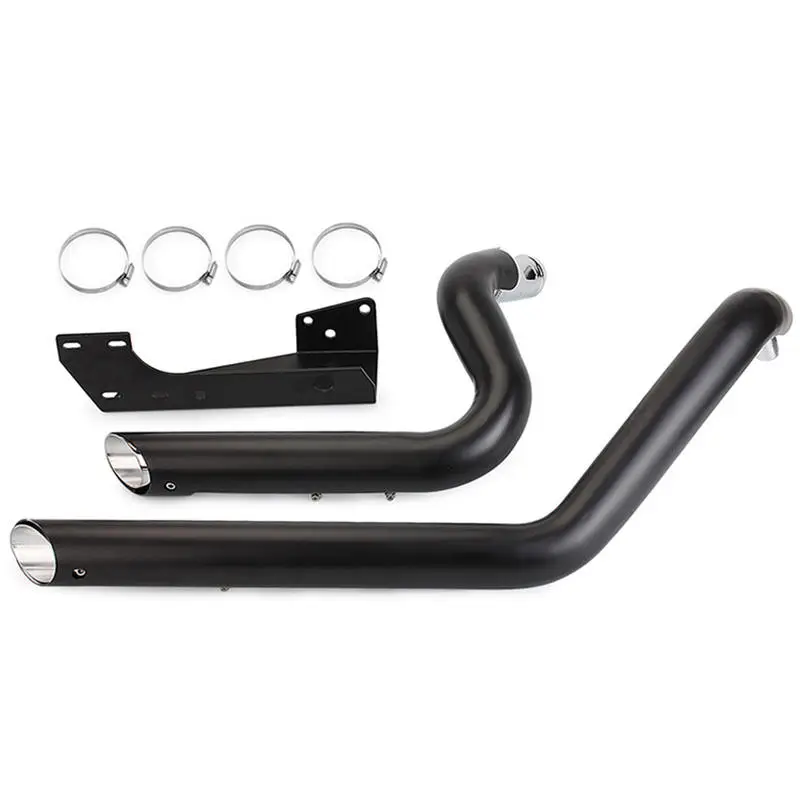 Motorcycle Black Exhaust Shortshots Shots Mufflers Pipes For Harley Sportster Iron 883 1200 XL 2004-2018