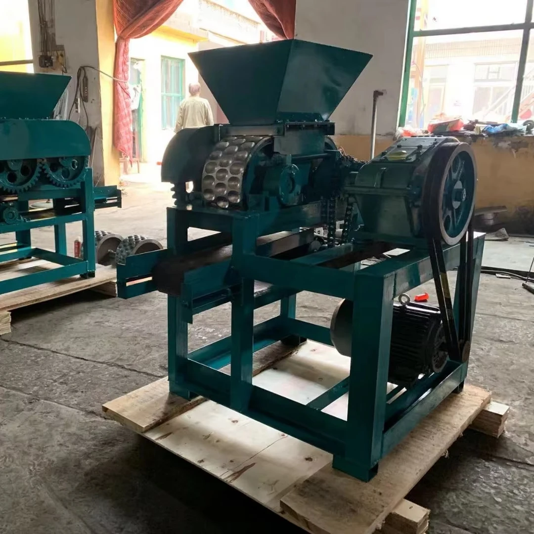 BBQ Charcoal briquette making machine / coal powder ball press machine / charcoal ball press machine