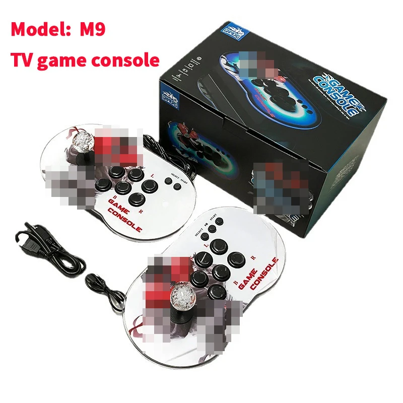 M9 Portable Video Game Consoles Dual 3D Joystick 10000+ Games Support 2 Player Family Retro TV Game Stick For PS1/GB/CPS/SFC/FC