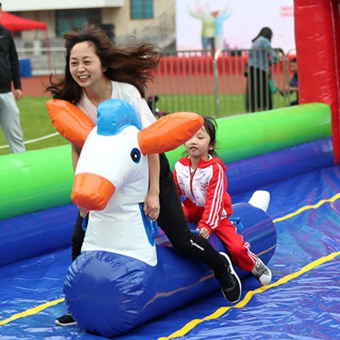 2024 new style Hopping animal toys Jumping Horse Inflatable Horse Play Toys for kids