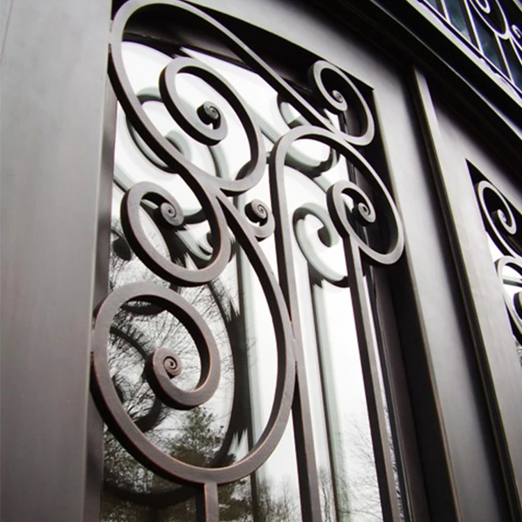 Factory Direct Sell Decorative Parts Wrought Iron Gate Accessories Elements Ornamental