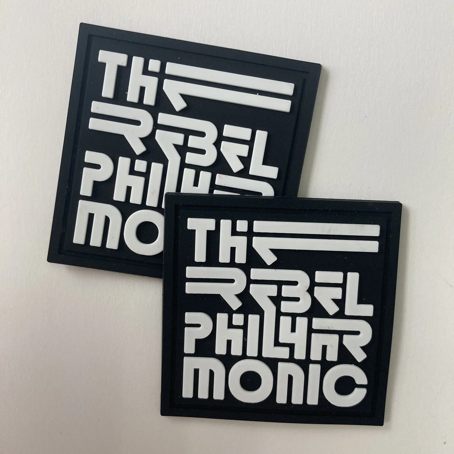 Custom Colorful shield Logo 3D  Rubber Badge Labels for clothes